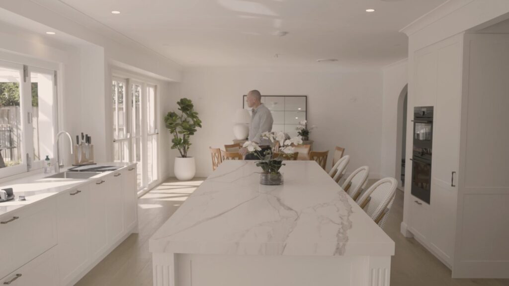Mike Manassen in a bright kitchen